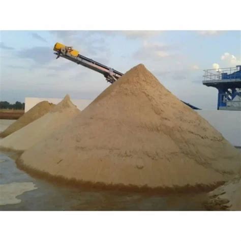 Industrial Grade Brown Washed Silica Sand For Construction At