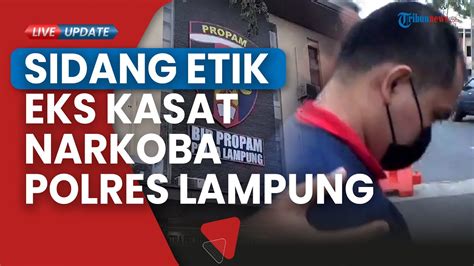 Diberhentikan Tidak Hormat Eks Kasat Narkoba Polres Lampung Selatan