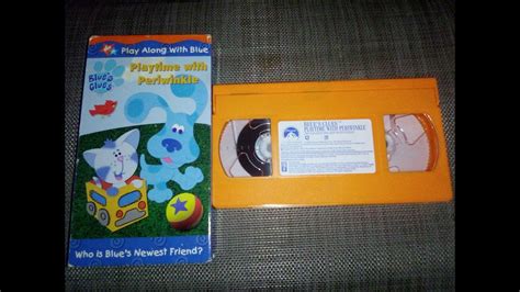 Opening And Closing To Blues Clues Playtime With Periwinkle 2001 Vhs