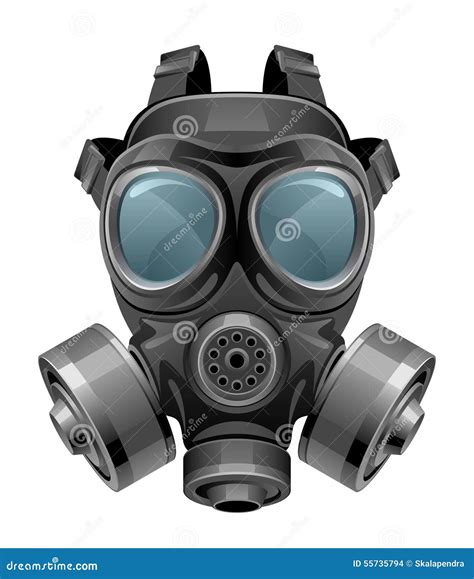 Chemical mask stock vector. Illustration of full, biological - 55735794
