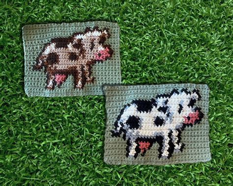 Stardew Valley Cow Crochet Pattern Pack - Etsy