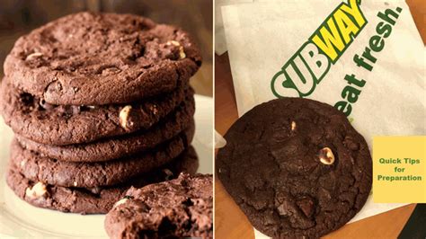 Subway Double Chocolate Chip Cookie Recipe COPYCAT A Crispy Cookies