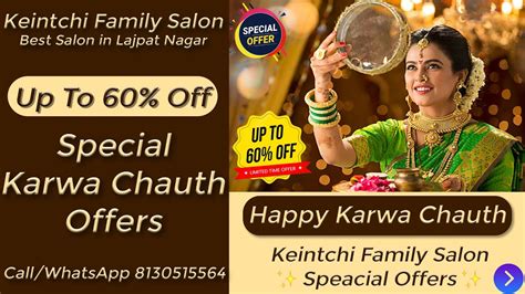 Karwa Chauth Special Offers Best Salon Offers Up To 60 Off