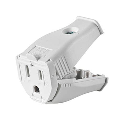 Conector Aereo L T A V Clamptite C Bisagra Pvc Blanco