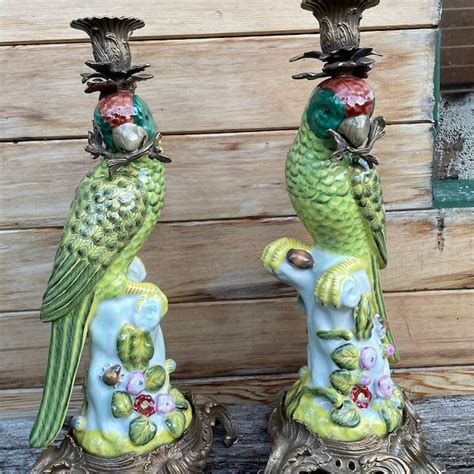 Ceramic Parrot Etsy