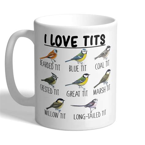 I Love Tits Bird Watching Spotting Mug I Love Mugs