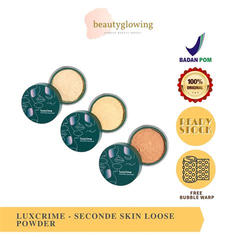 Jual LUXCRIME Second Skin Loose Powder Bedak Tabur BANANA DEEP