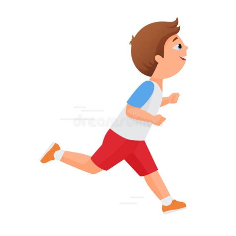 Little Boy Running Fast Stock Illustrations 305 Little Boy Running