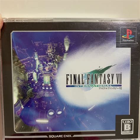 太空戰士7 國際版 Ps 遊戲片4片裝 保存佳 Ff7 Final Fantasy Vii International 蝦皮購物