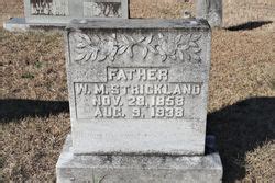 William M Strickland 1858 1938 Mémorial Find a Grave