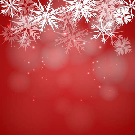 Red Snowflake Background - Vector download