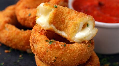 The Most Incredible Recipe Ever Mozzarella Onion Rings Women Daily