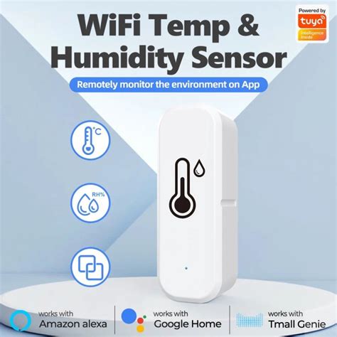 Jual Smatrul Tuya Wifi Smart Temperature Humidity Sensor Hygrometer