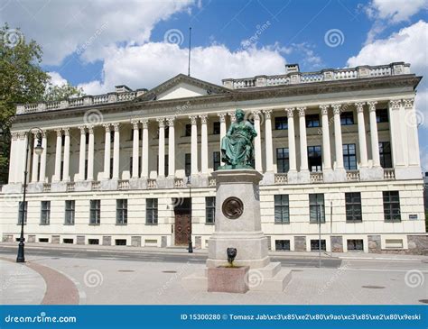 Biblioteca De Raczynski Em Poznan Foto de Stock Imagem de polônia