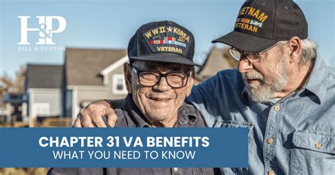 Chapter Va Benefits What You Need To Know Hill Ponton P A