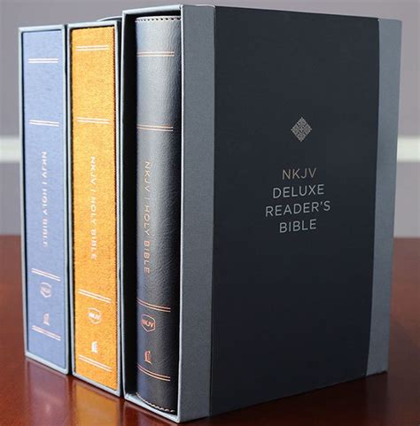 NKJV Deluxe Reader S Bible Thomas Nelson Bibles Good Morning