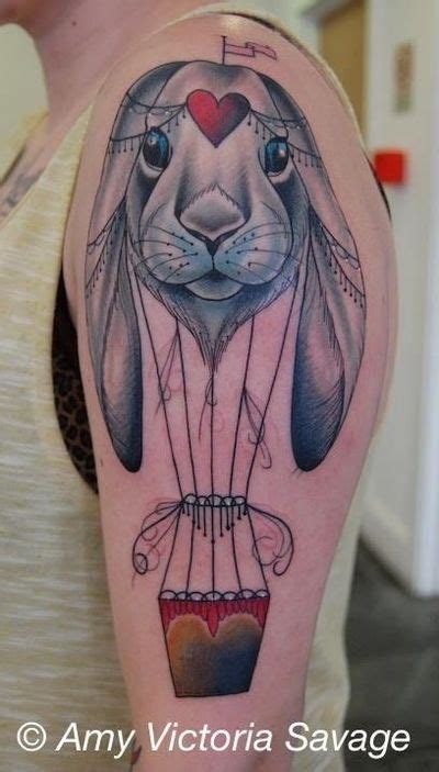 Maybe One Ear Up And One Lop Ear Really Like A Lop Ear Bunny Tattoos Balloon Tattoo Air