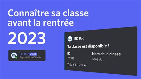 Conna Tre Sa Classe Avant La Rentr E Configurer Ed