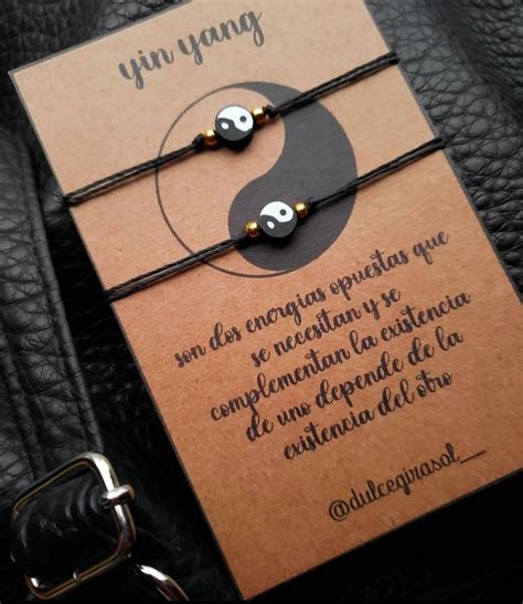 Ying Yang En Pulseras Para Novios Pulseras Bonitas Hacer