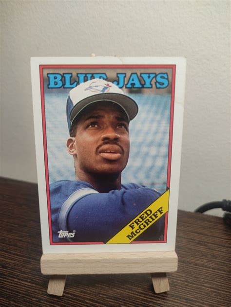 Topps Fred Mcgriff Blue Jays Error Misprint Ebay