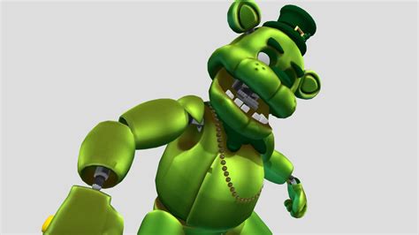 Beta Shamrock Freddy Download Free 3d Model By Orangesauceu [4827548] Sketchfab