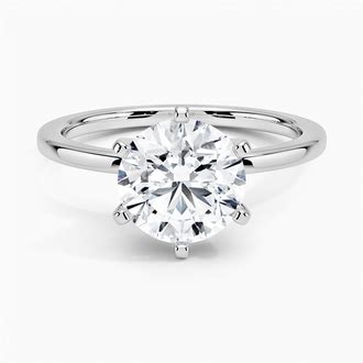 Shop Solitaire White Gold Engagement Rings Brilliant Earth