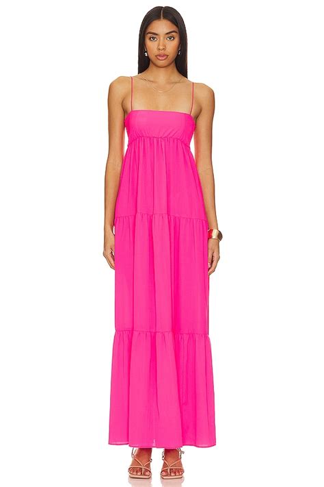 Show Me Your Mumu Long Weekend Maxi Dress In Pink Pebble Revolve