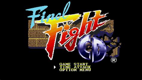 Final Fight CD ファイナルファイトCD Mega CD SEGA A Wave CAPCOM 1993