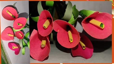 Easy Paper Flower Crafting A Beautiful Paper Tulip Flower Paper