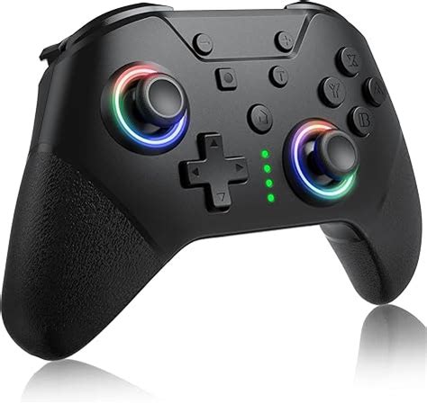 Echtpower Manette Switch Sans Fil Led Manettes Switch Pro Sans Fil