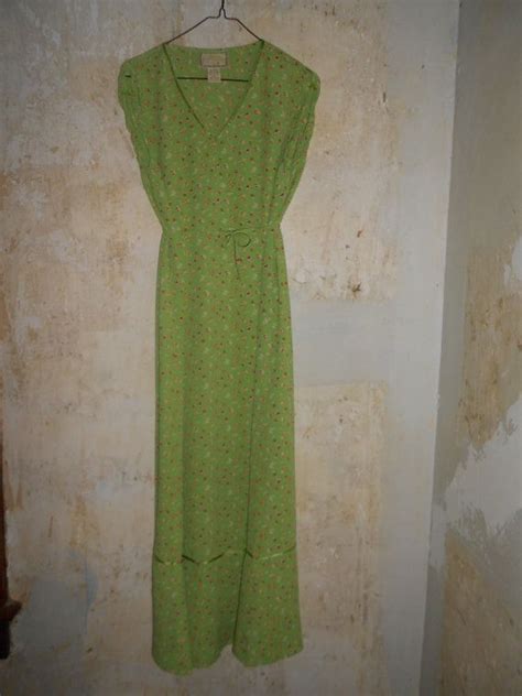 Vintage April Cornell Apple Green Rayon By PearlsandPetticoats 125 00