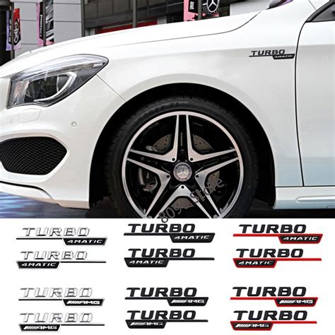 Pcs Abs Car Side Sticker For Mercedes Benz W W W W Sls Glk