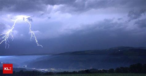 Warnstufe Rot aufgehoben Erwartetes Unwetter über Kärnten ist abgezogen