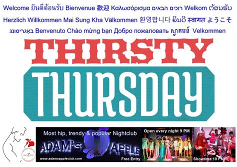 Thirsty Thursday Chiang Mai At Adams Apple Club