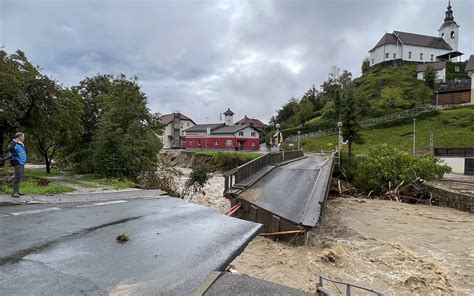 Überschwemmungen in Slowenien Gefahr in Österreich und Kroatien