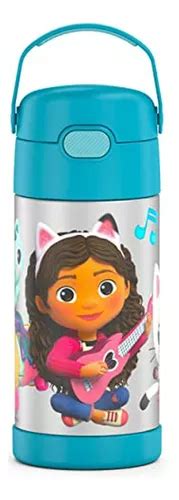 Botella De Agua Thermos Funtainer Con Pajita Onzas Gab Env O Gratis