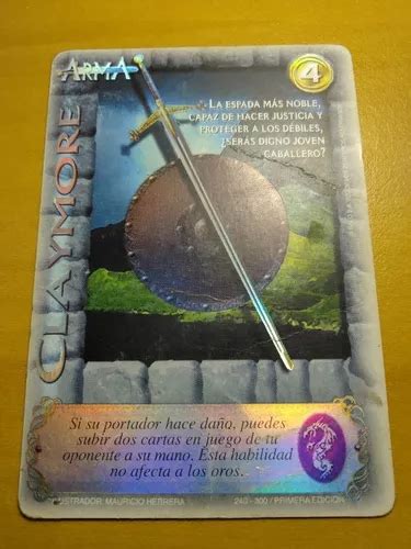 Claymore Carta Mitos Y Leyendas Primera Edici N En Venta En Estaci N