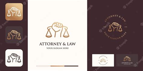 Premium Vector Legal Hand Logo Design And Business Card Design