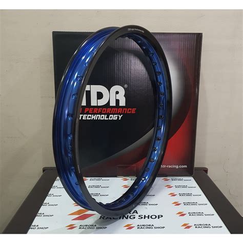 Jual Velg Rim Tdr Wx Shape Two Tone X Warna Black Blue