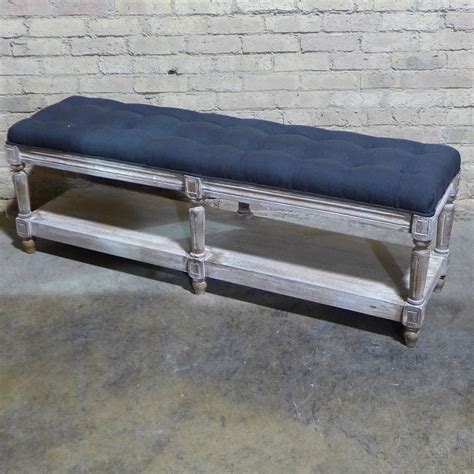 Tufted Bench - Nadeau Chicago