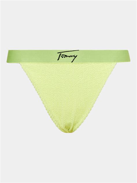 Tommy Jeans Bikini Pezzo Sotto UW0UW04491 Verde Modivo It