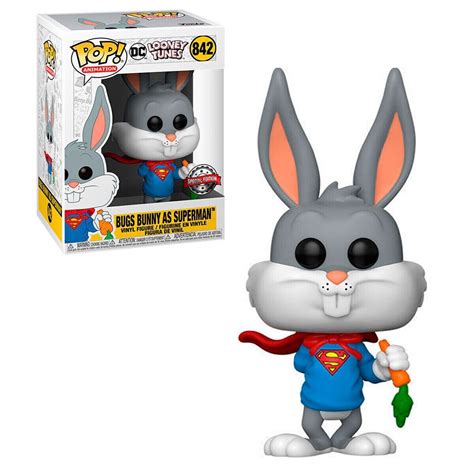 Funko POP DC Looney Tunes Bugs Bunny As Superman #842 – Record Shed ...