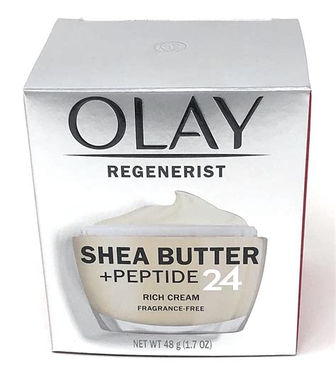 Olay Regenerist Shea Butter Peptide 24 Rich Cream Face Moisturizer