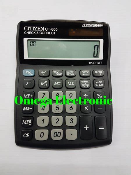 Jual Original Citizen Ct J Kalkulator Meja Office Check Correct Ct