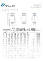 Angular Contact Ball Bearings THB Bearings PDF Catalogs Technical