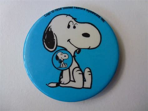 Vintage Snoopy 1958 Collectible Button Pin By Pastnpresents4u