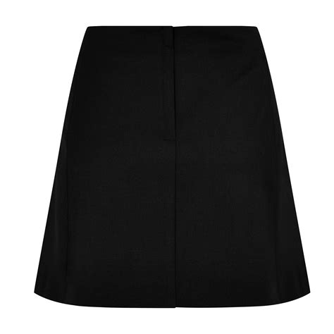 Dolce And Gabbana Button Embellished Mini Skirt Women Nero Flannels