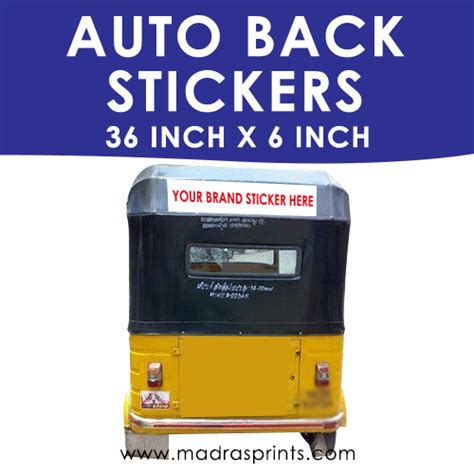 Auto Back Stickers Marketing Stickers Bus Back Vinyl Stickers