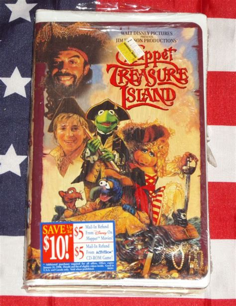 New Muppet Treasure Island Vhs 1996 Brand New Sealed Jim Hensons