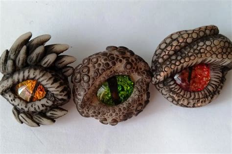 diy dragon eye brooch  polymer clay dragon eye polymer clay